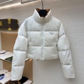 Prada High-Waisted Stand Collar Down Jacket 1