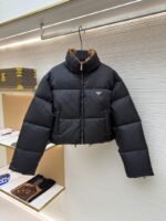 Prada High-Waisted Stand Collar Down Jacket 2