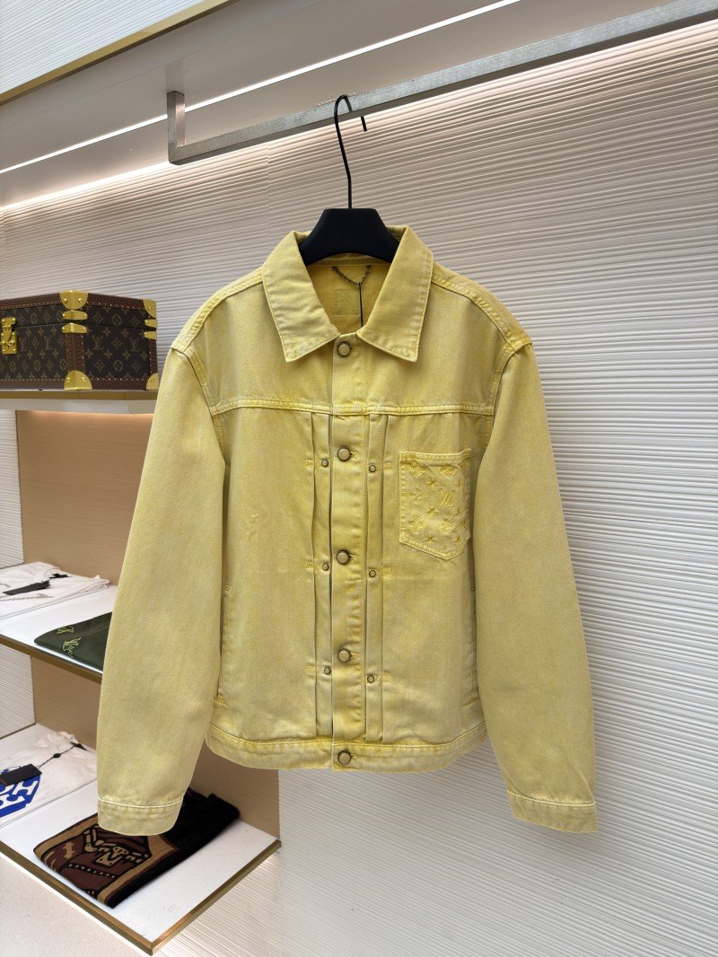 wsxc1760070841372_0.jpg LV Dyed Embossed Denim Jacket Coat - 图片 1