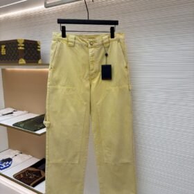 LV Dyed Embossed Denim Jeans