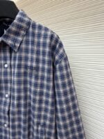 Miu Miu Patchwork Embroidered Checkered Button-Down Jacket - 图片 5