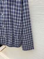 Miu Miu Patchwork Embroidered Checkered Button-Down Jacket - 图片 7