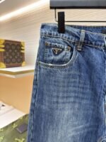 Prada Triangle Micro Logo Jeans - 图片 4