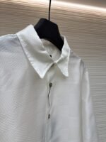 LV Checkered Jacquard Long-Sleeve Shirt 1 - 图片 8