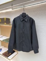LV Checkered Jacquard Long-Sleeve Shirt 2