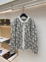 Dior Oblique Jacquard Knit Cardigan
