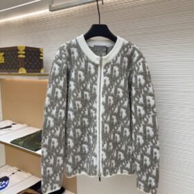 Dior Oblique Jacquard Knit Cardigan