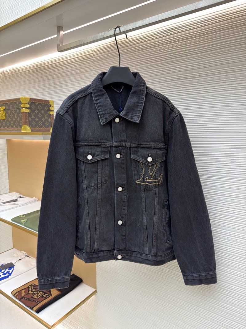wsxc1760131999215_0.jpg LV Sandwashed Tannin Embroidered Denim Jacket - 图片 1