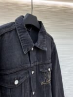 LV Sandwashed Tannin Embroidered Denim Jacket - 图片 8