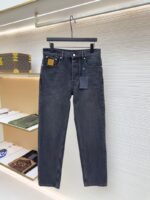 LV Patchwork Letter Denim Jeans