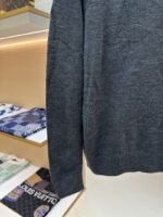 LV Jacquard Half-Zip High-Neck Long-Sleeve Sweater - 图片 6