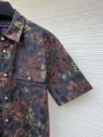 LV Printed Short-Sleeve Workwear Shirt - 图片 5