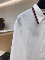 Gucci Pointed Collar Single-Button Long-Sleeve Shirt - 图片 4