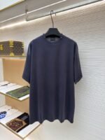 Balenciaga Reversible Double-Layer Crew Neck Short Sleeve