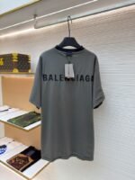 Balenciaga Reversible Double-Layer Crew Neck Short Sleeve - 图片 4