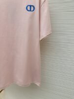 Dior Cd Letter Embroidered Crew Neck Short Sleeve 1 - 图片 7