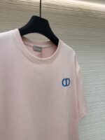 Dior Cd Letter Embroidered Crew Neck Short Sleeve 1 - 图片 8