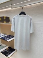 Dior Cd Letter Embroidered Crew Neck Short Sleeve 2 - 图片 2