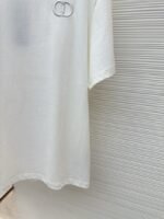 Dior Cd Letter Embroidered Crew Neck Short Sleeve 4 - 图片 7