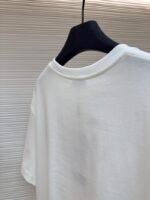 Dior Cd Letter Embroidered Crew Neck Short Sleeve 4 - 图片 9