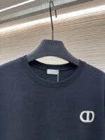 Dior Cd Letter Embroidered Crew Neck Short Sleeve 5 - 图片 3