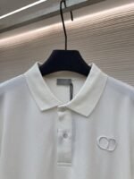 Dior Cd Letter Embroidered Polo Shirt 2 - 图片 3