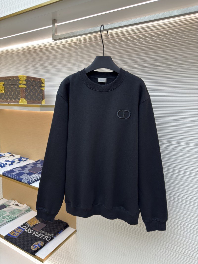 wsxc1760148546999_0.jpg Dior Logo Embroidered Long-Sleeve Sweatshirt 2 - 图片 1