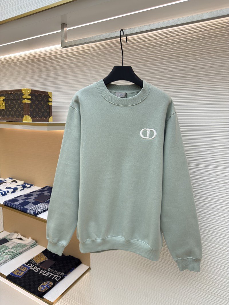 wsxc1760148550797_0.jpg Dior Logo Embroidered Long-Sleeve Sweatshirt 3 - 图片 1