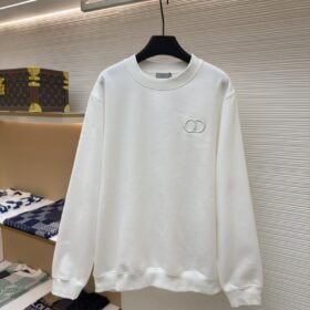 Dior Logo Embroidered Long-Sleeve Sweatshirt 4