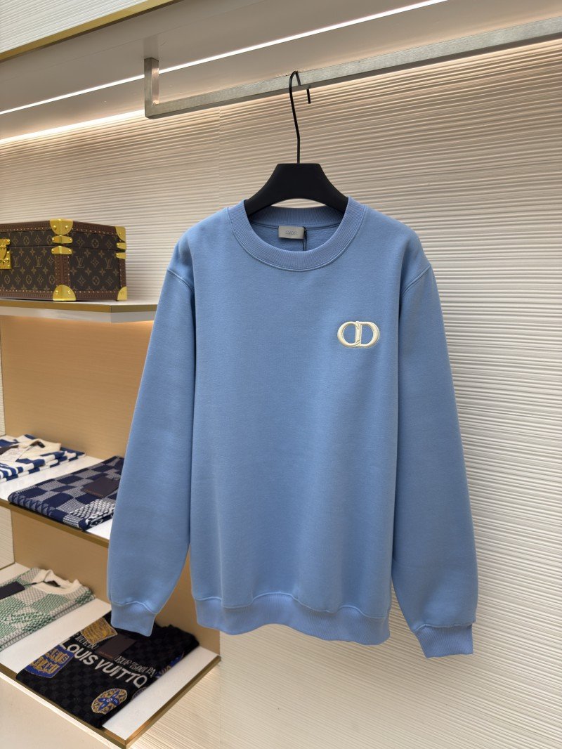 wsxc1760148560297_0.jpg Dior Logo Embroidered Long-Sleeve Sweatshirt 5 - 图片 1