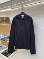 Dior Logo Embroidered Long-Sleeve Hoodie 1