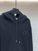 Dior Logo Embroidered Long-Sleeve Hoodie 1 - 图片 8
