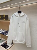 Dior Logo Embroidered Long-Sleeve Hoodie 2