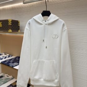 Dior Logo Embroidered Long-Sleeve Hoodie 2