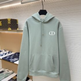 Dior Logo Embroidered Long-Sleeve Hoodie 3