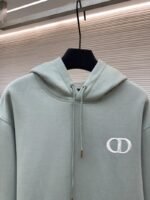 Dior Logo Embroidered Long-Sleeve Hoodie 3 - 图片 3