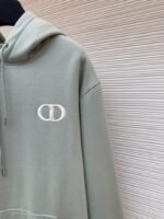 Dior Logo Embroidered Long-Sleeve Hoodie 3 - 图片 5