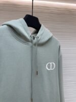 Dior Logo Embroidered Long-Sleeve Hoodie 3 - 图片 8