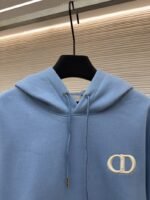 Dior Logo Embroidered Long-Sleeve Hoodie 4 - 图片 3