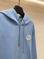 Dior Logo Embroidered Long-Sleeve Hoodie 4 - 图片 8