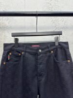 Gucci Jacquard Letter Tapered Casual Pants - 图片 3