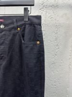 Gucci Jacquard Letter Tapered Casual Pants - 图片 5