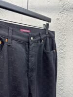 Gucci Jacquard Letter Tapered Casual Pants - 图片 8