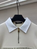 LV Half-Zip Letter Logo Long-Sleeve Sweatshirt - 图片 3