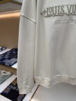LV Half-Zip Letter Logo Long-Sleeve Sweatshirt - 图片 6