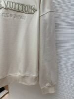 LV Half-Zip Letter Logo Long-Sleeve Sweatshirt - 图片 7