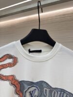 LV Letter Print Short-Sleeve T-Shirt - 图片 3