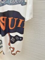 LV Letter Print Short-Sleeve T-Shirt - 图片 7