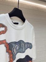 LV Letter Print Short-Sleeve T-Shirt - 图片 8