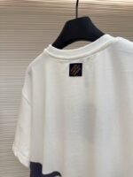 LV Letter Print Short-Sleeve T-Shirt - 图片 9
